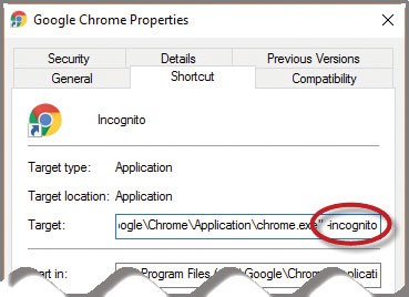 create shortcuts for google chrome on mac
